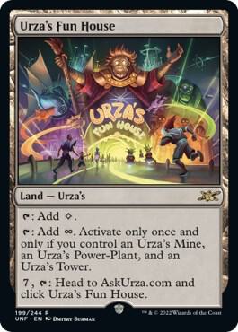 Urza's Fun House card from Unfinity