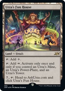 Urza's Fun House (Galaxy Foil) card from Unfinity