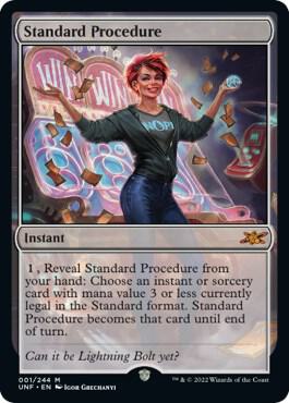 Standard Procedure card from Unfinity