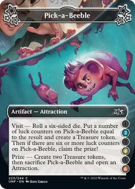 Pick-a-Beeble (2-4-6) card from Unfinity