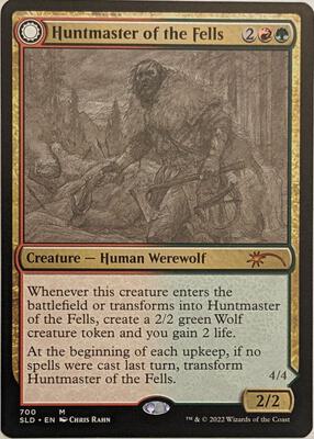 Huntmaster of the Fells (Sketch Showcase) card from Secret Lair Drop Series