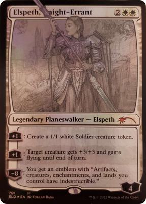Elspeth, Knight-Errant (Sketch Showcase) card from Secret Lair Drop Series