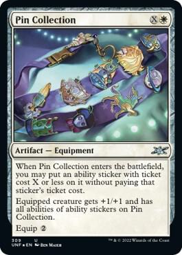Pin Collection (Galaxy Foil) card from Unfinity