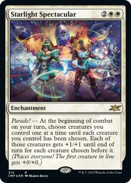 Starlight Spectacular (Galaxy Foil) card from Unfinity
