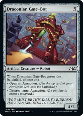 Draconian Gate-Bot card from Unfinity