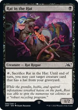 Rat in the Hat card from Unfinity