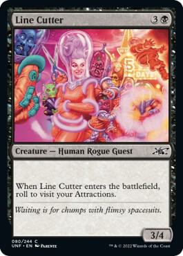 Line Cutter card from Unfinity