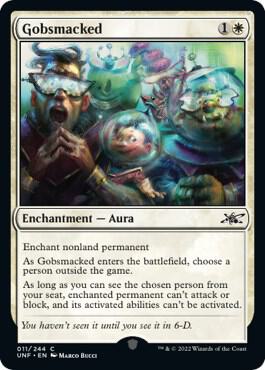Gobsmacked card from Unfinity