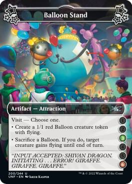 Balloon Stand (3-6) card from Unfinity