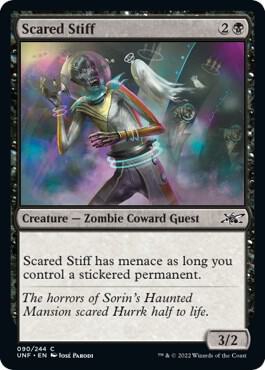 Scared Stiff card from Unfinity