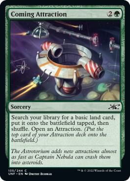 Coming Attraction card from Unfinity