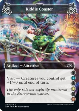 Kiddie Coaster (2-4-6) card from Unfinity