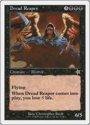 Dread Reaper card from Starter 1999