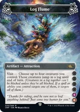 Log Flume (5-6) card from Unfinity