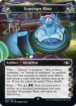 Scavenger Hunt (3-4-6) card from Unfinity