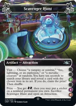 Scavenger Hunt (3-5-6) card from Unfinity