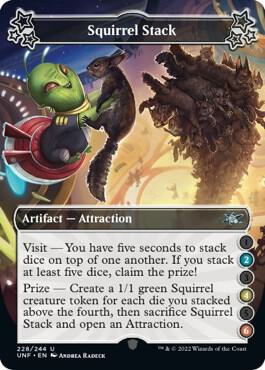 Squirrel Stack (2-4-6) card from Unfinity