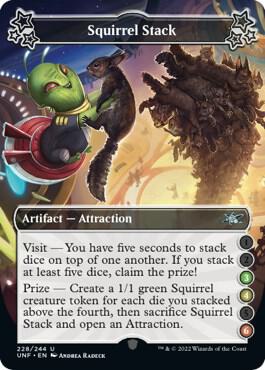 Squirrel Stack (3-4-6) card from Unfinity