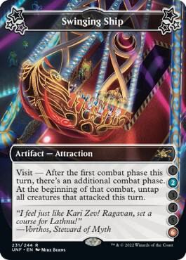 Swinging Ship (2-6) card from Unfinity