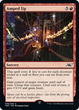 Amped Up card from Unfinity