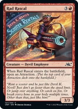 Rad Rascal card from Unfinity