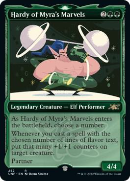 Hardy of Myra's Marvels (Showcase) card from Unfinity
