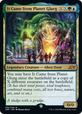 It Came from Planet Glurg card from Unfinity