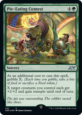 Pie-Eating Contest (Galaxy Foil) card from Unfinity