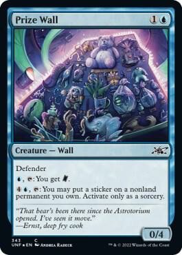 Prize Wall (Galaxy Foil) card from Unfinity