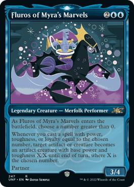 Fluros of Myra's Marvels (Showcase) card from Unfinity