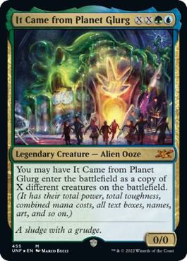 It Came from Planet Glurg (Galaxy Foil) card from Unfinity