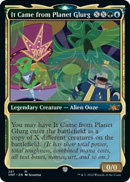It Came from Planet Glurg (Showcase) card from Unfinity