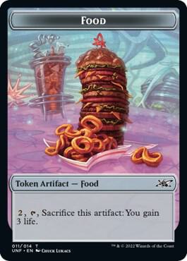 Food Token (011) card from Unfinity