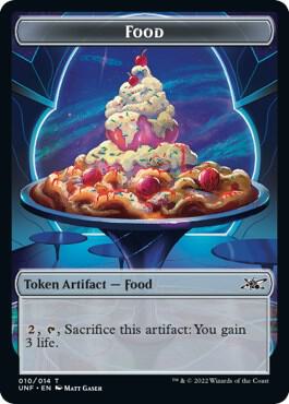Food Token (010) card from Unfinity
