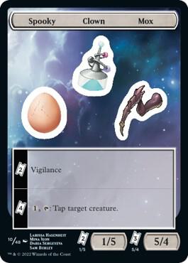 Spooky Clown Mox card from Unfinity
