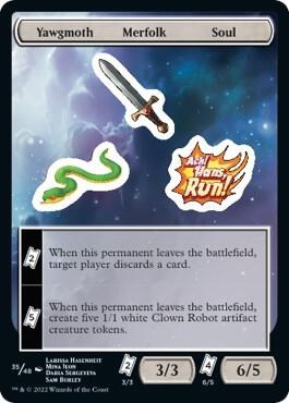 Yawgmoth Merfolk Soul card from Unfinity