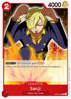 Sanji card from Starter Deck 1: Straw Hat Crew