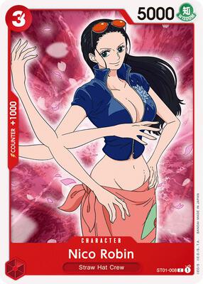 Nico Robin card from Starter Deck 1: Straw Hat Crew