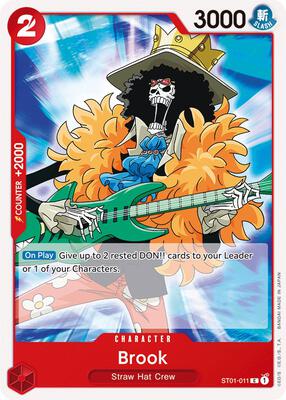 Brook card from Starter Deck 1: Straw Hat Crew