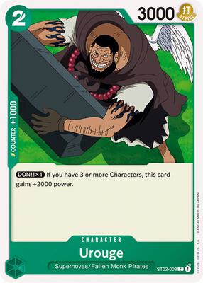 Urouge card from Starter Deck 2: Worst Generation