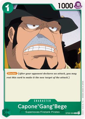 Capone"Gang"Bege card from Starter Deck 2: Worst Generation