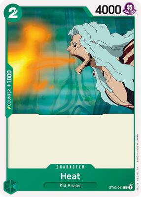 Heat card from Starter Deck 2: Worst Generation