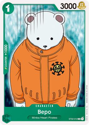 Bepo card from Starter Deck 2: Worst Generation