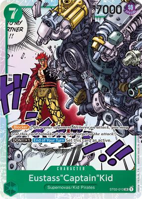Eustass"Captain"Kid (013) card from Starter Deck 2: Worst Generation