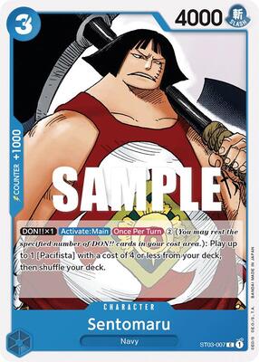 Sentomaru card from Starter Deck 3: The Seven Warlords of The Sea