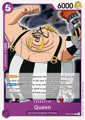 Queen card from Starter Deck 4: Animal Kingdom Pirates