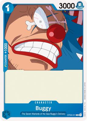 Buggy card from Starter Deck 3: The Seven Warlords of The Sea