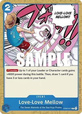 Love-Love Mellow card from Starter Deck 3: The Seven Warlords of The Sea
