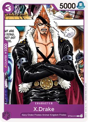 X.Drake card from Starter Deck 4: Animal Kingdom Pirates