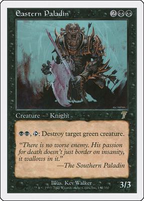 Eastern Paladin card from 7th Edition